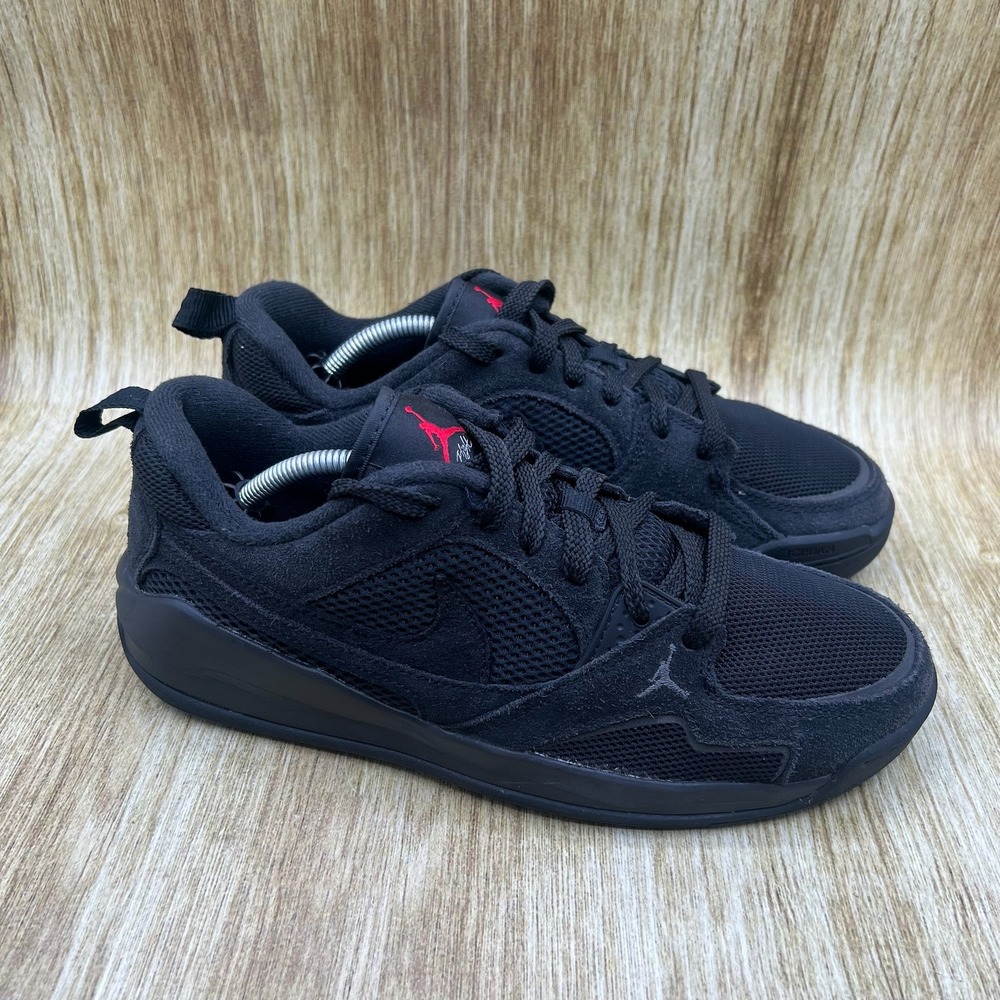 Nike Air Jordan CMFT Era Youth Size 7Y Black Suede Low Top Sneakers HQ0506-060